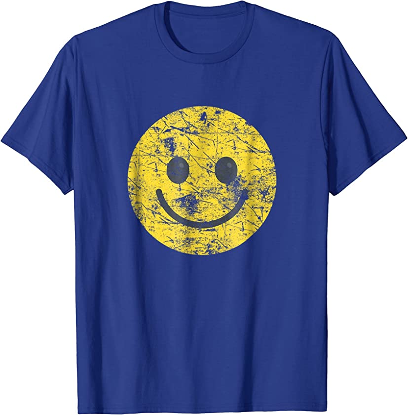 Vintage Smiley Face Shirt – Cute Positive Happy Emoji Tee