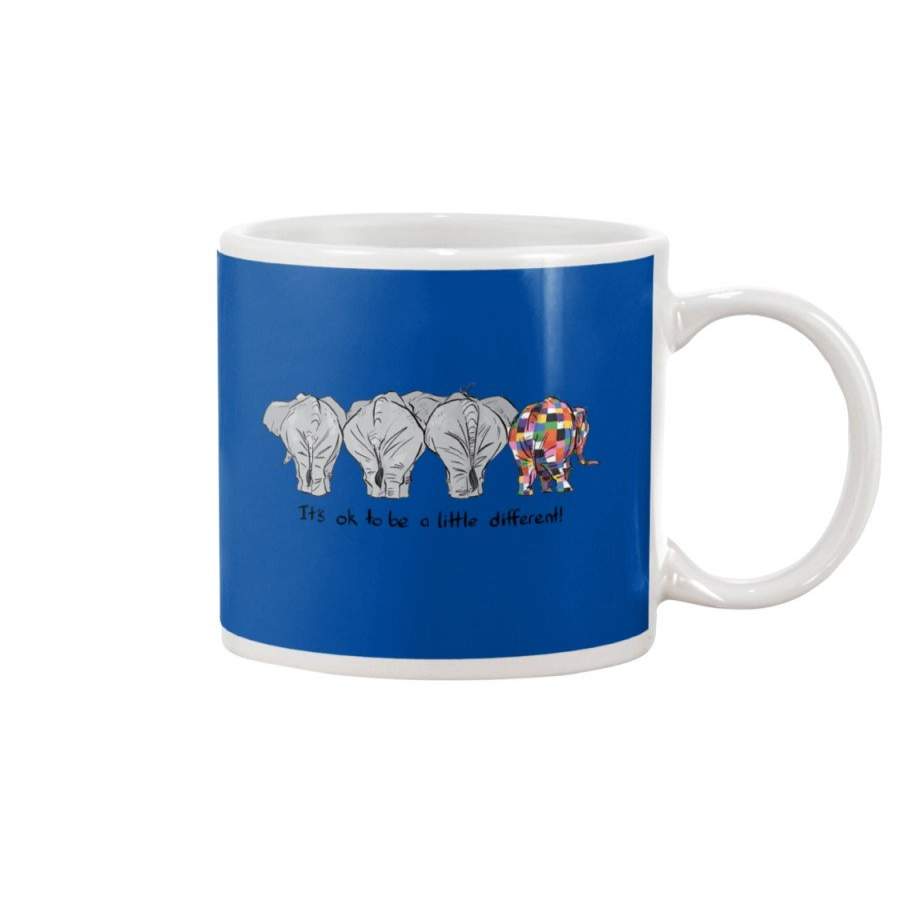 It’s Ok To Be Different For Elephant Lovers Mug