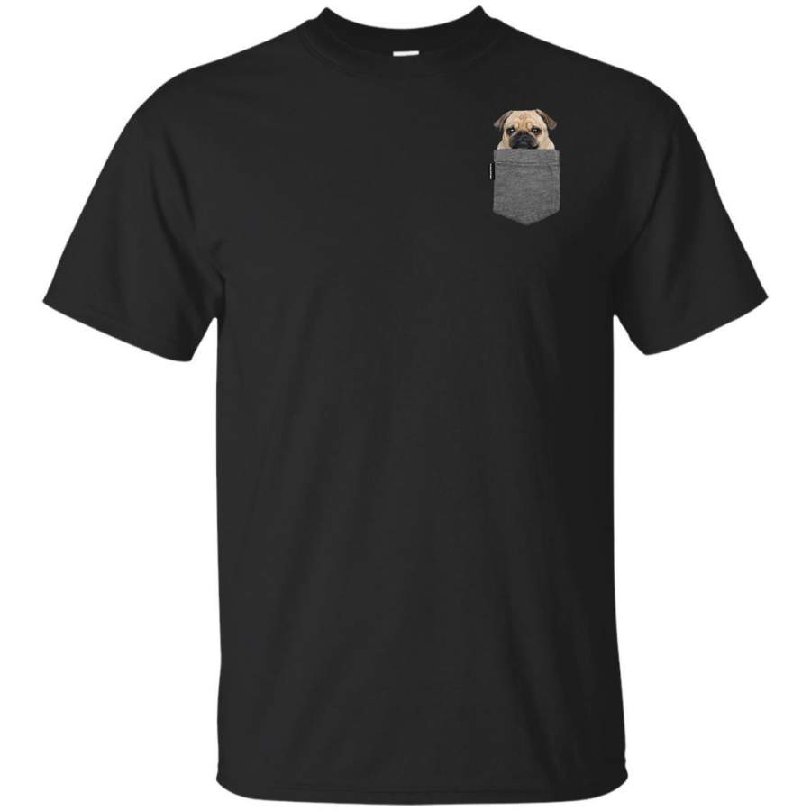 AGR Dog in Your Pocket Tshirt Pug Shirt