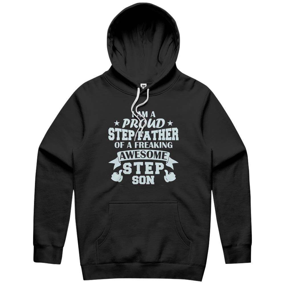 I Am A Proud Step Father Stepfather From Step Son Stepdad Hoodie