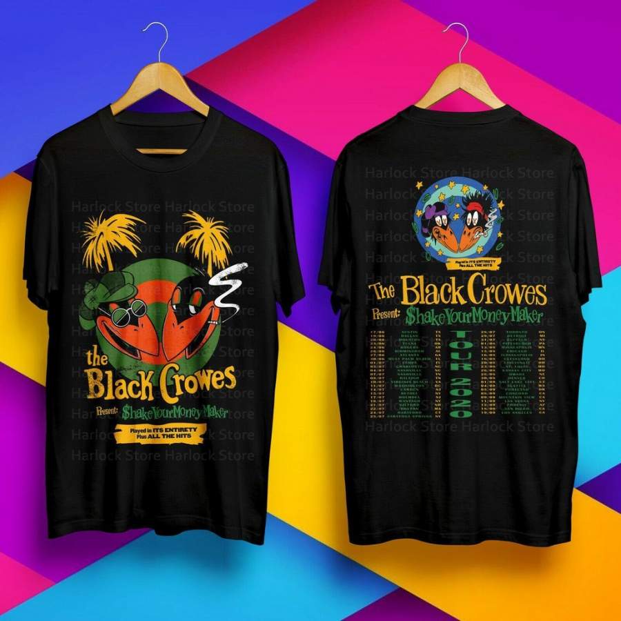 The Black Crowes T Shirt Shake Your Money Maker North American Tour 2020 Black T-Shirt