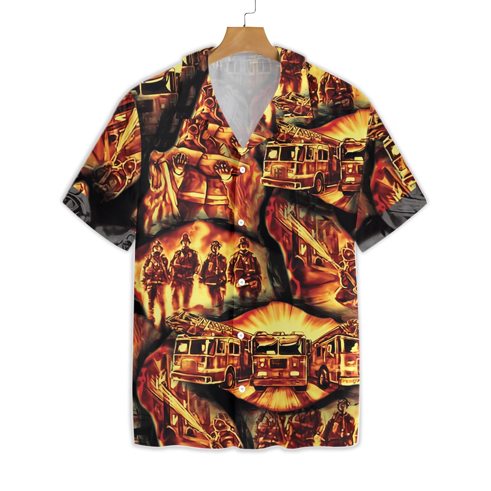 Firefighter Symbol In Fire 2812 Hawaii Shirt Ha66021