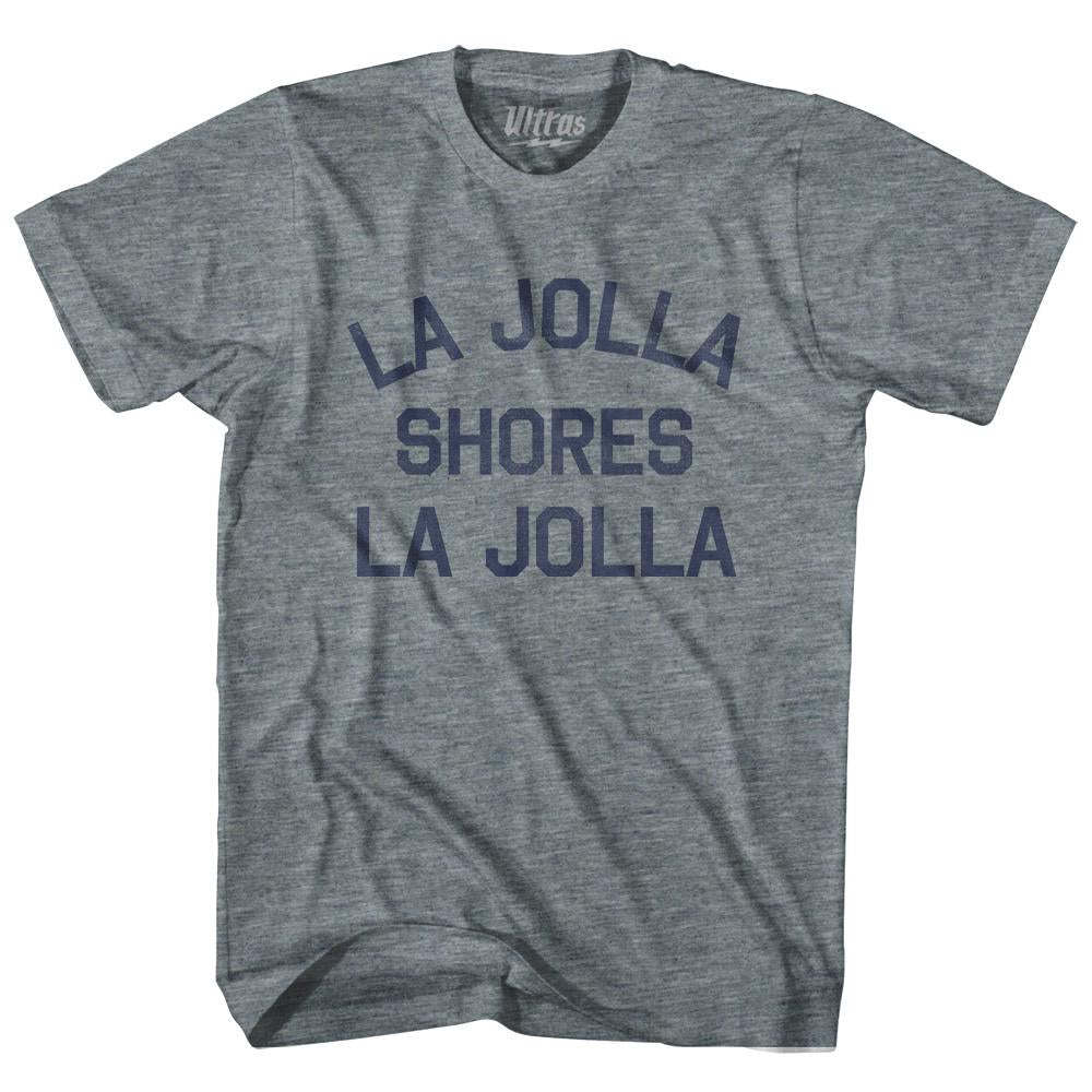 California La Jolla Shores, La jolla Adult Tri-Blend Vintage T-shirt