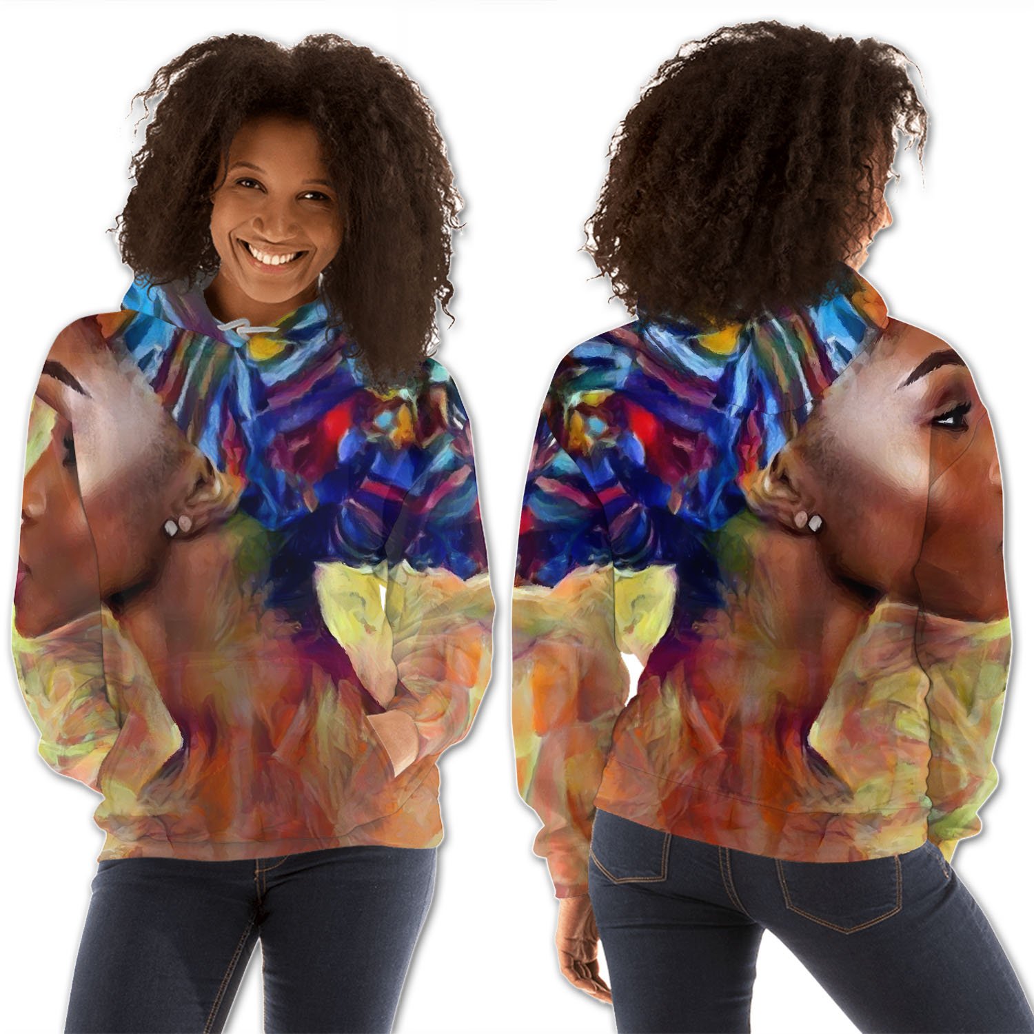 African American Hoodies Cute African American Woman African Fashion Styles