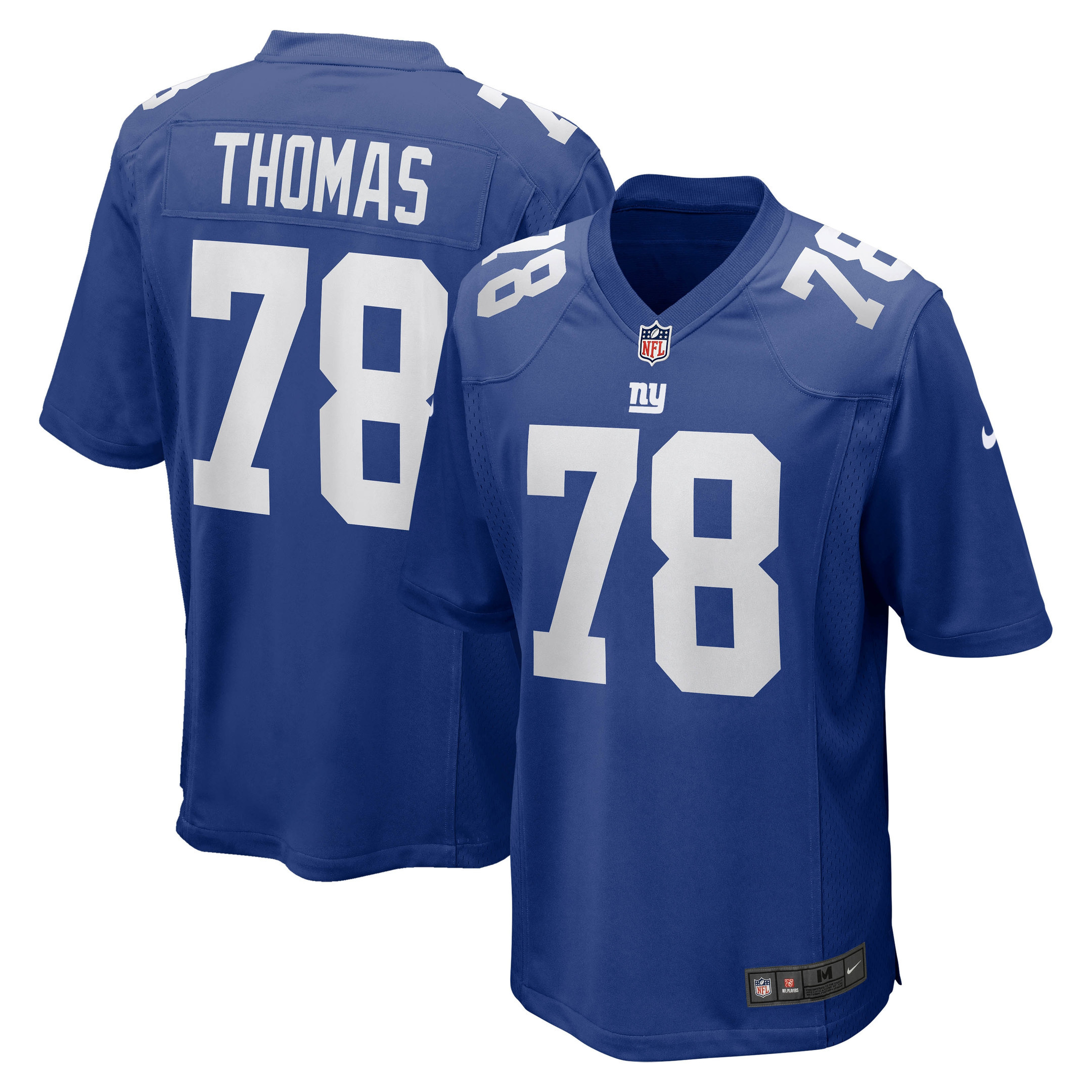 Andrew Thomas New York Giants Game Jersey – Royal NFL