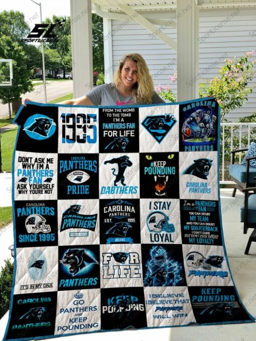 Carolina Panthers 3 Quilt Blanket A95