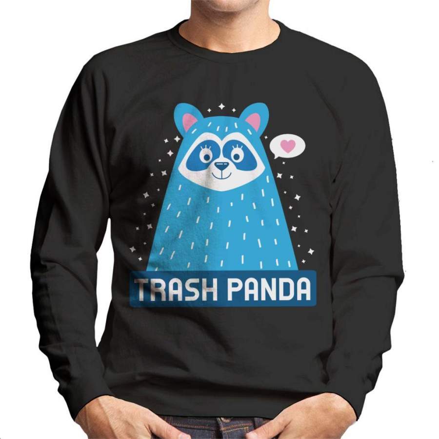 Trash Panda Cute Raccoon Men’s Sweatshirt