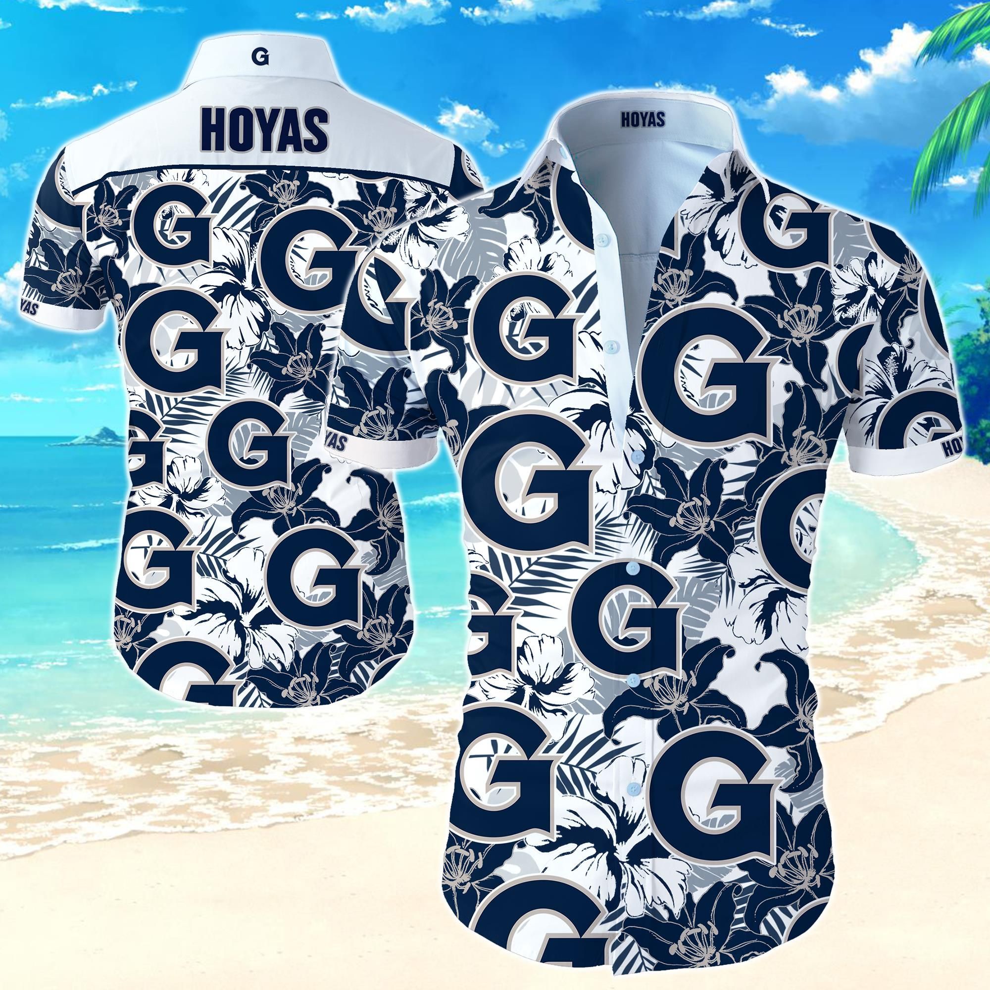 Georgetown Hoyas Hawaii Shirt Ha39454