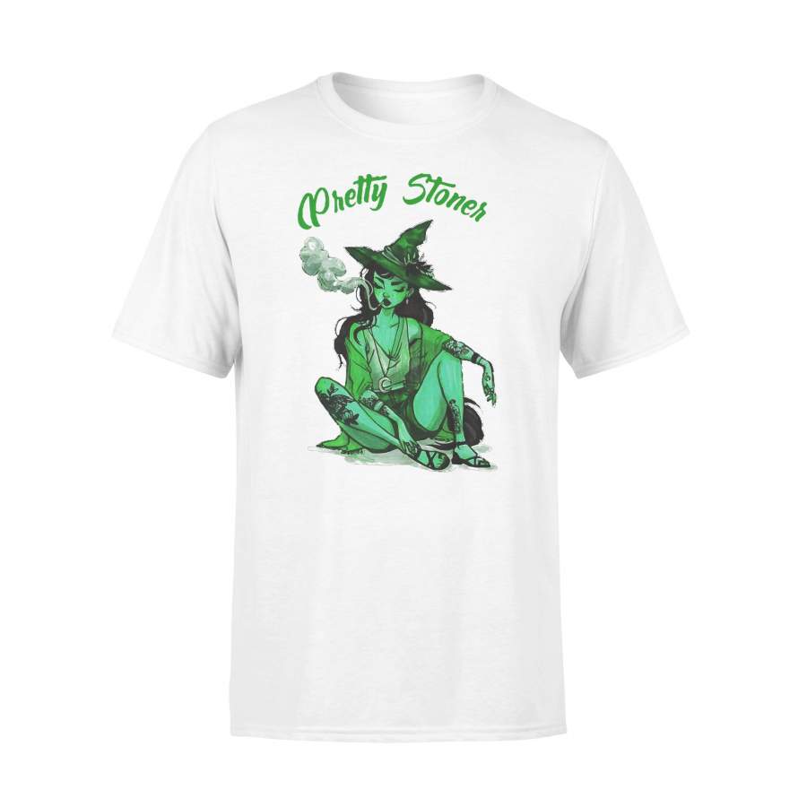 Preety Stoner Witch Lady Halloween T-shirt