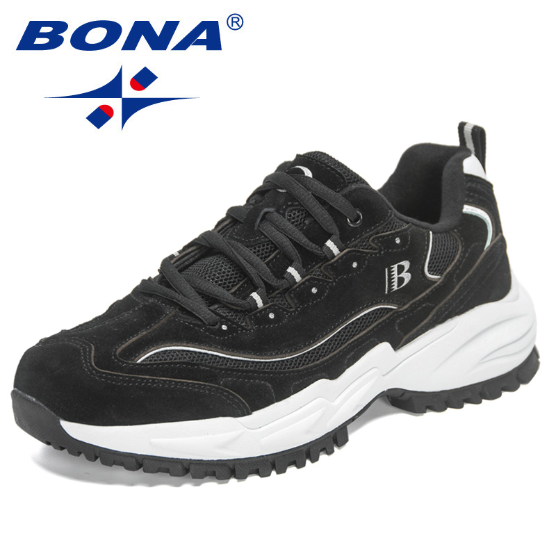 BONA 2022 New Designers Fashion Street Style Comfortable Chunky Sneakers Men Sport Running Shoes Man Jogging Walking Footwear alx