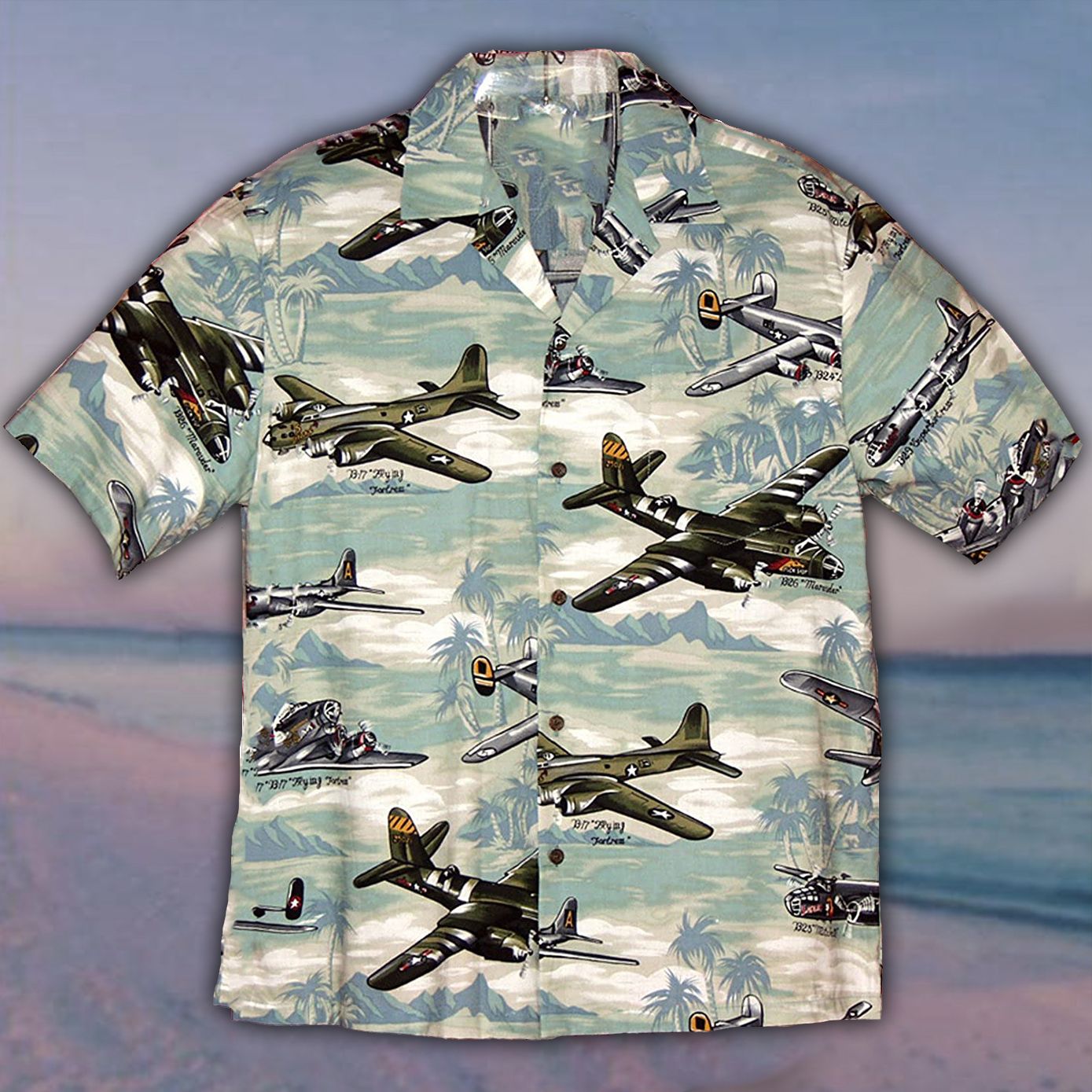 Fighter Bomber Airplane Military Hawaii Shirt Battleship Aloha Vietnam Veteran Gift Ha35499