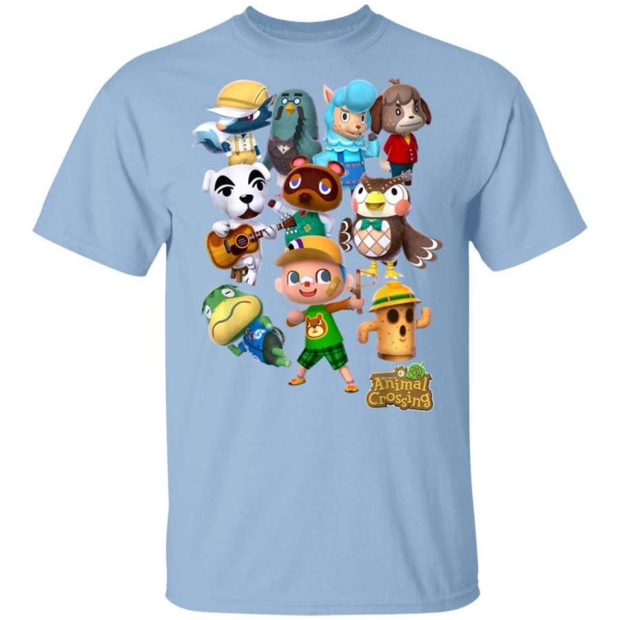 Animal Crossing New Leaf Villager Group Shot Graphic T Shirt