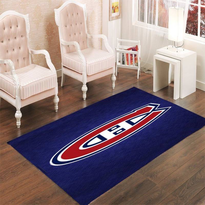 MONTREAL CANADIENS BLUE LIVING ROOM CARPET RUGS