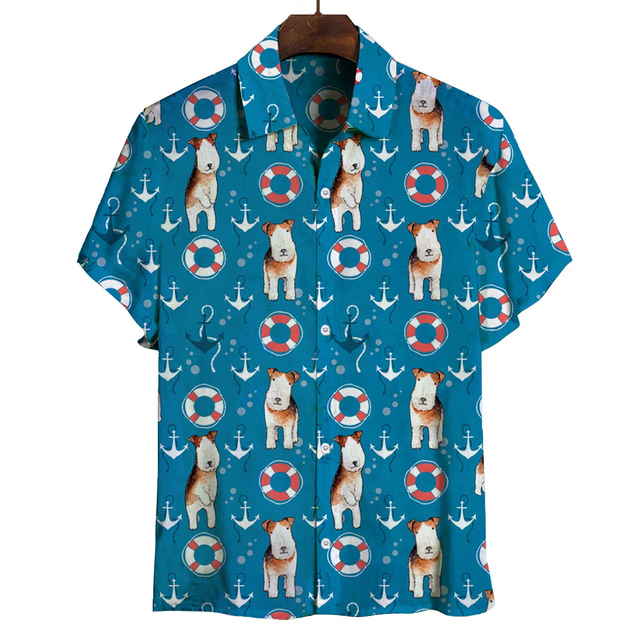 Wire Fox Terrier Hawaii Shirt Ha89364