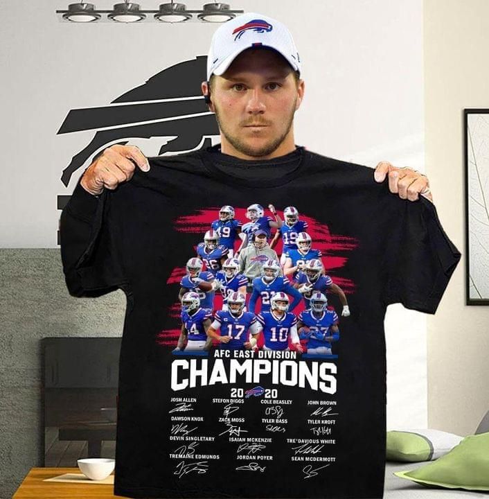 Afc east division champions buffalo bills signatures for fans Tshirt Hoodie Sweater