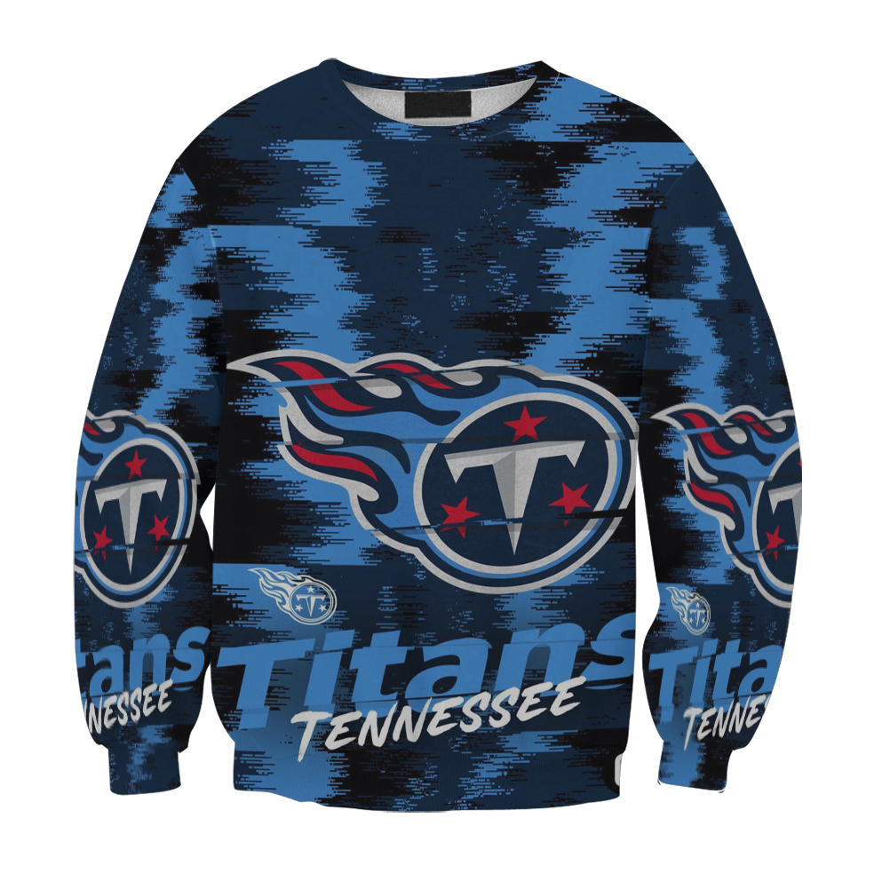 Tennessee Titans Emblem V4 Gift For Fan 3D Full Printing Sweatshirt