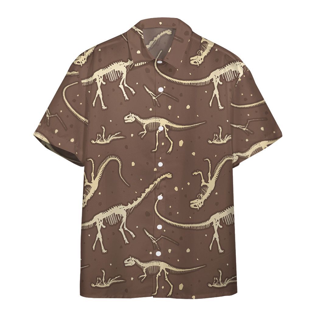 Alohazing Dinosaurs Fossil Hawaiian Shirt Ha8892