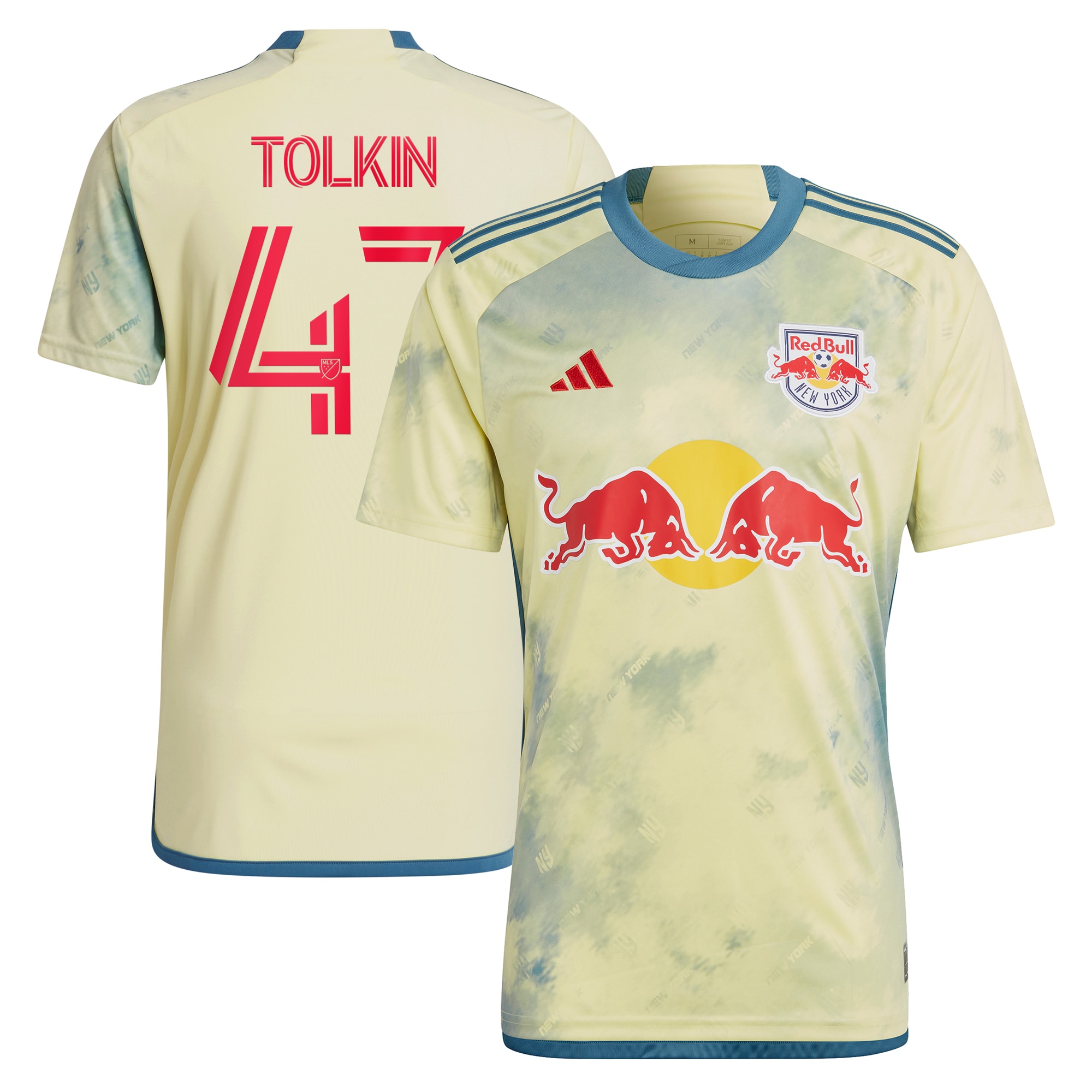 John Tolkin New York Red Bulls 2023 Daniel Patrick Kit Replica Jersey – Yellow