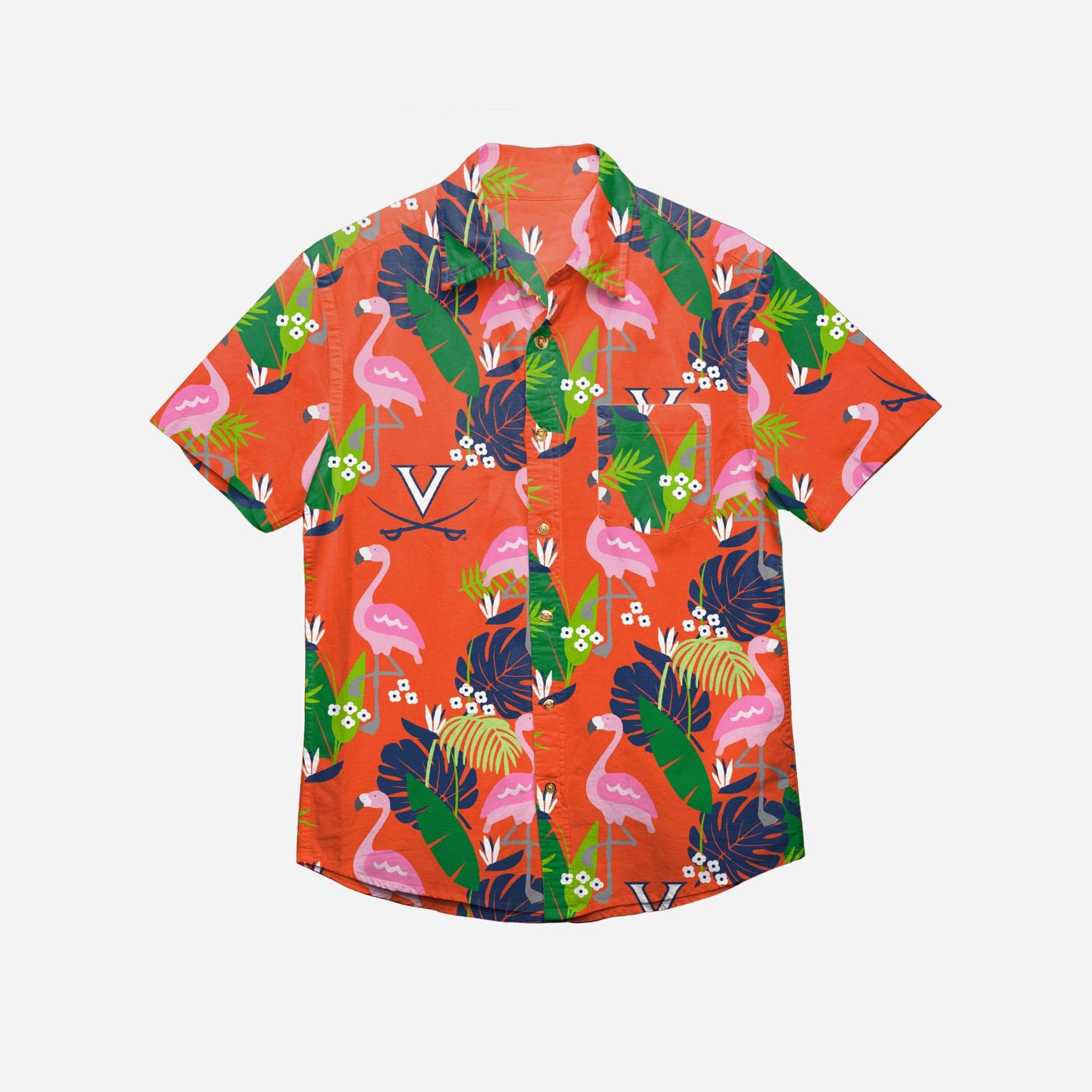 Virginia Cavaliers Original Floral Button Up Hawaii Shirt Ha48734