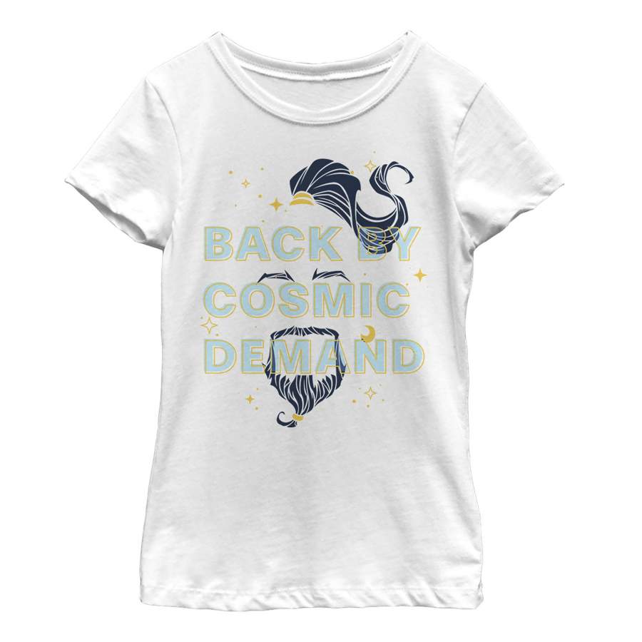 Aladdin Girl’s Genie Back By Cosmic Demand  T Shirt