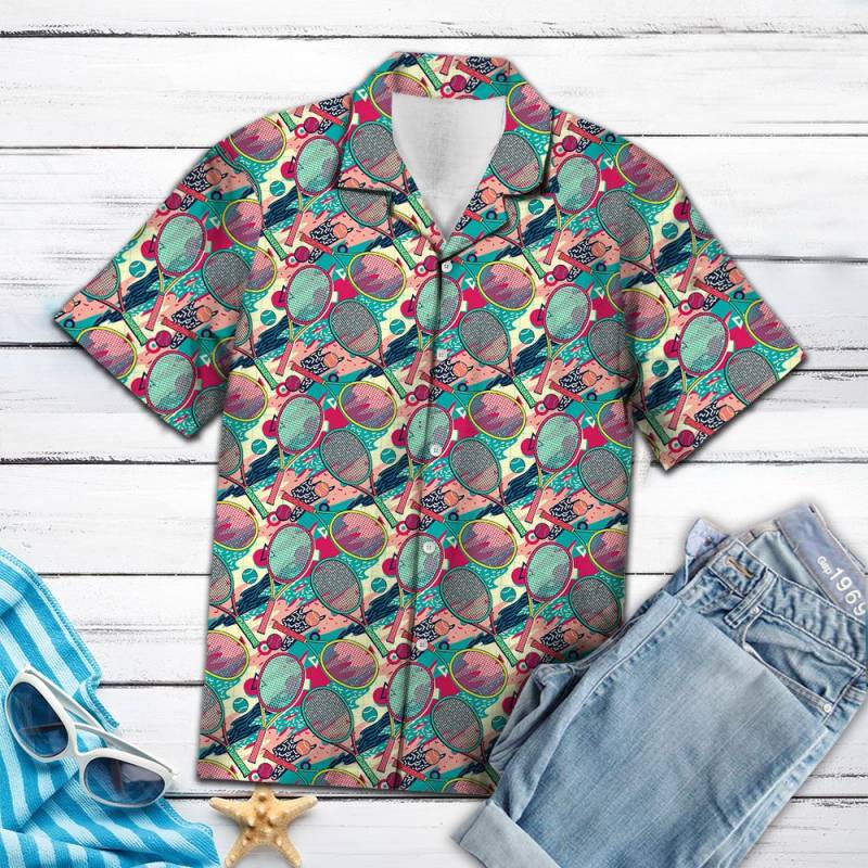 Tennis Colorful Hawaii Shirt Ha58567