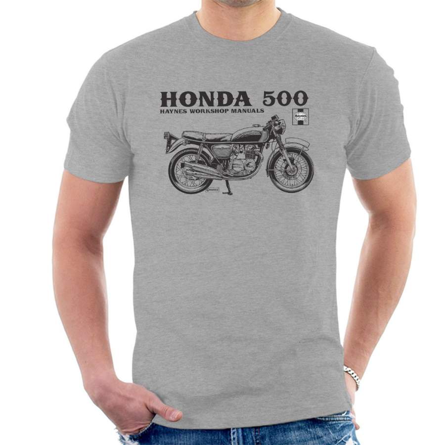 Haynes Owners Workshop Manual Honda 500 Men’s T-Shirt