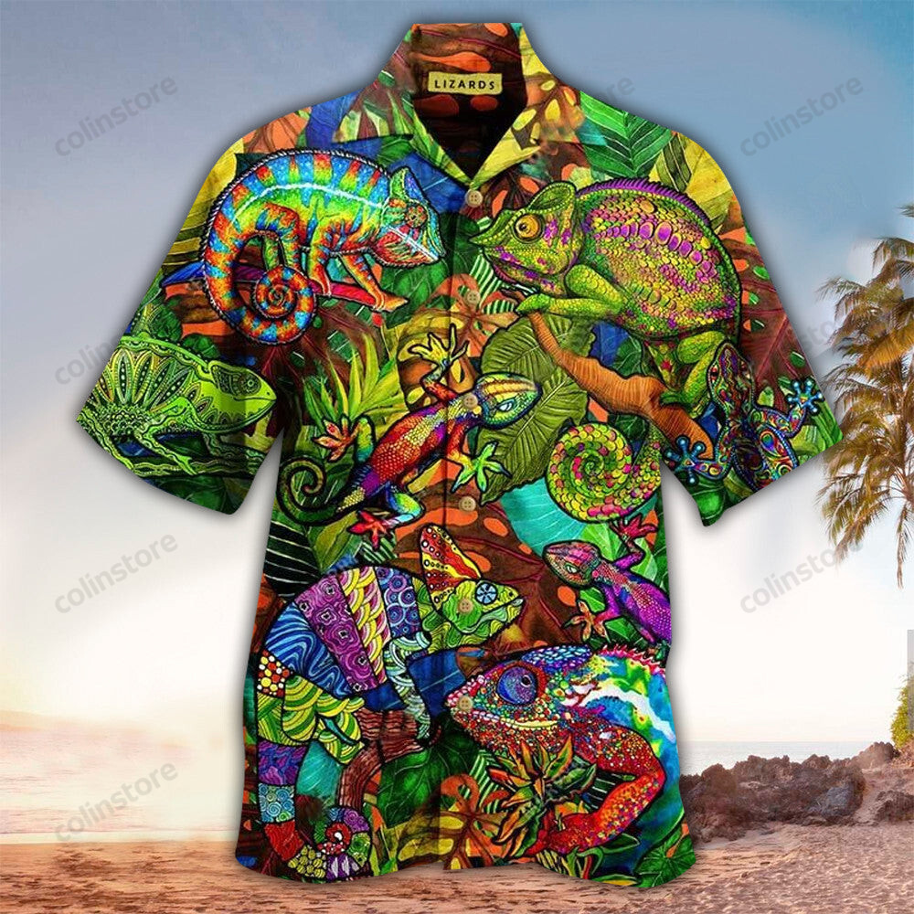 Iguana Aloha Hawaii Shirt For Ha27072