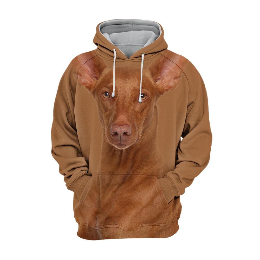 Unisex 3D Graphic Hoodies Animals Dogs Pharaoh Hound