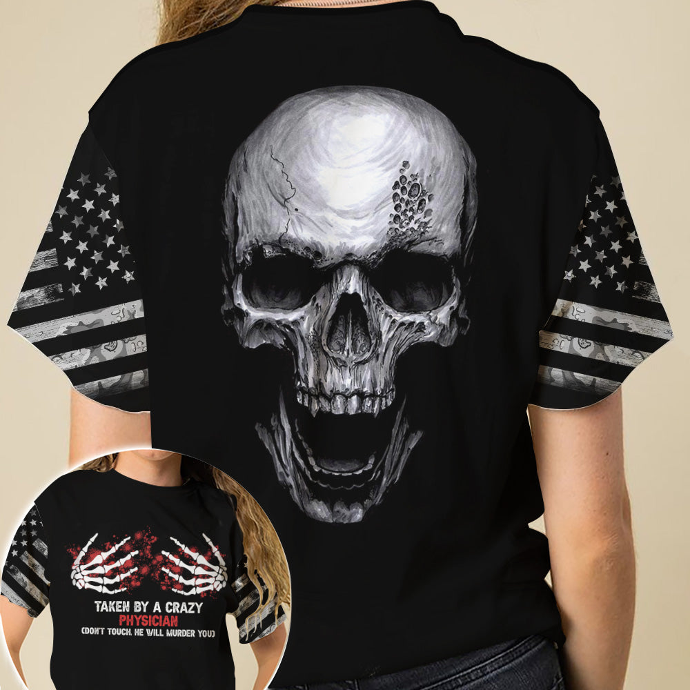 PERSONALIZED TAKEN BY A CRAZY SKULL ALL OVER PRINT – TLNH3105211KI