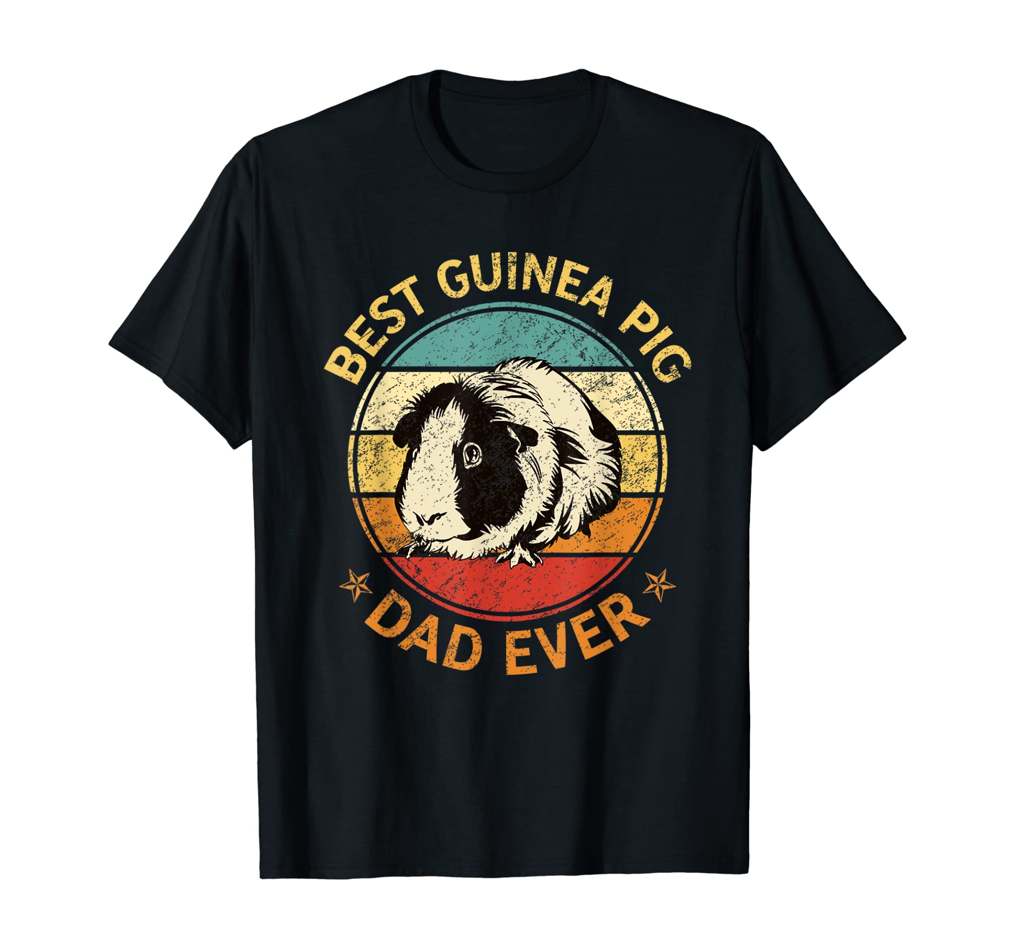 Best Guinea Pig Dad Ever Shirt Funny Guinea Pig Daddy Father T-Shirt