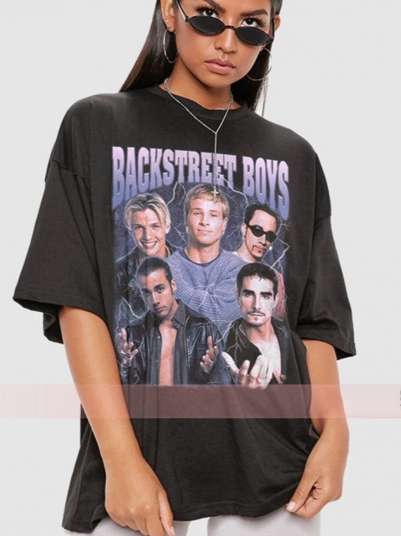 Backstreet Boys Shirt Vintage 90S Music T Shirt Fans T-Shirt, Backstreet Boys Band T-Shirt Bsb Rock Shirt, Vintage Pop Shirt, Retro Shirt Qdh