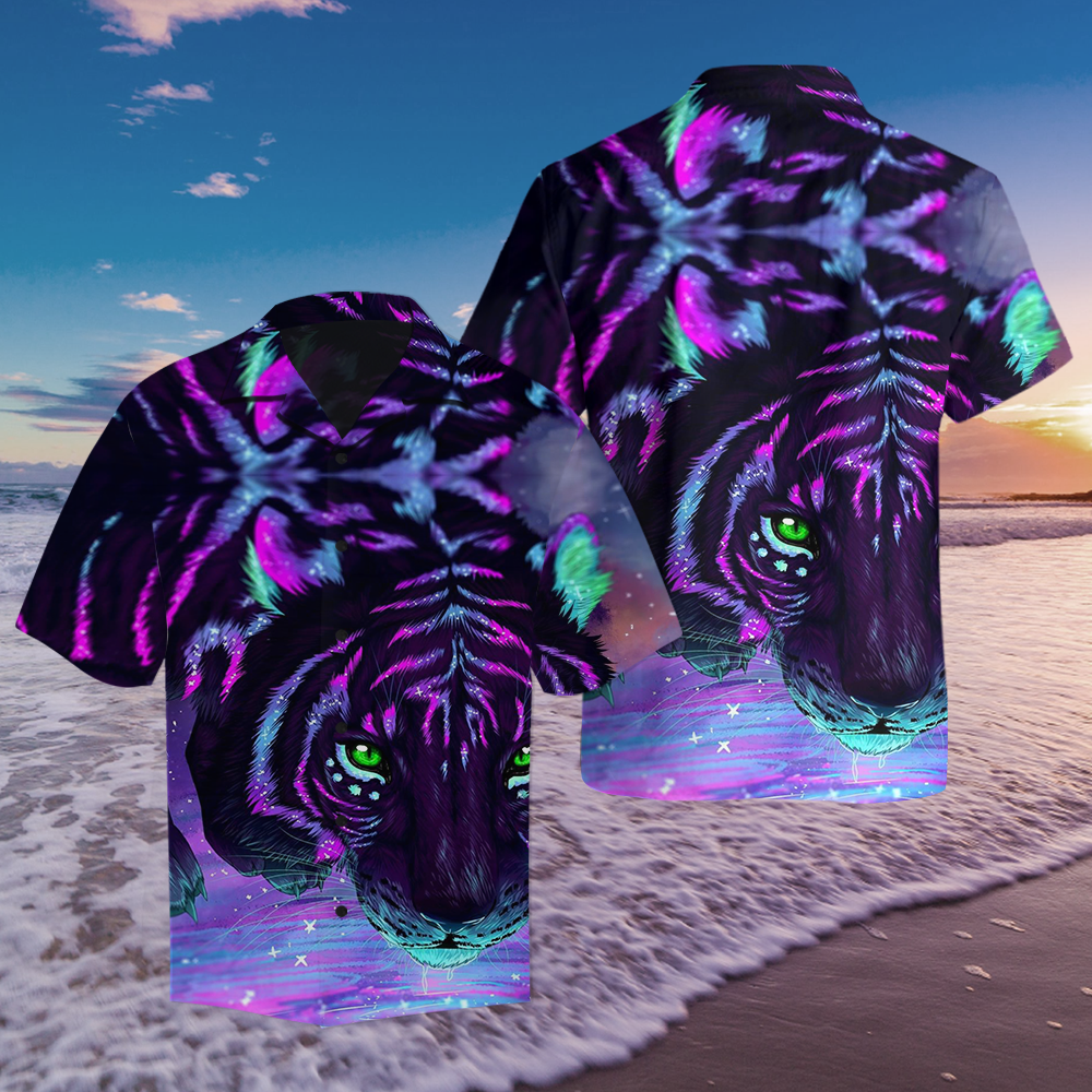 Amazing Tiger Galaxy Aloha Hawaiian Shirts For Men & For Women | Hw5472