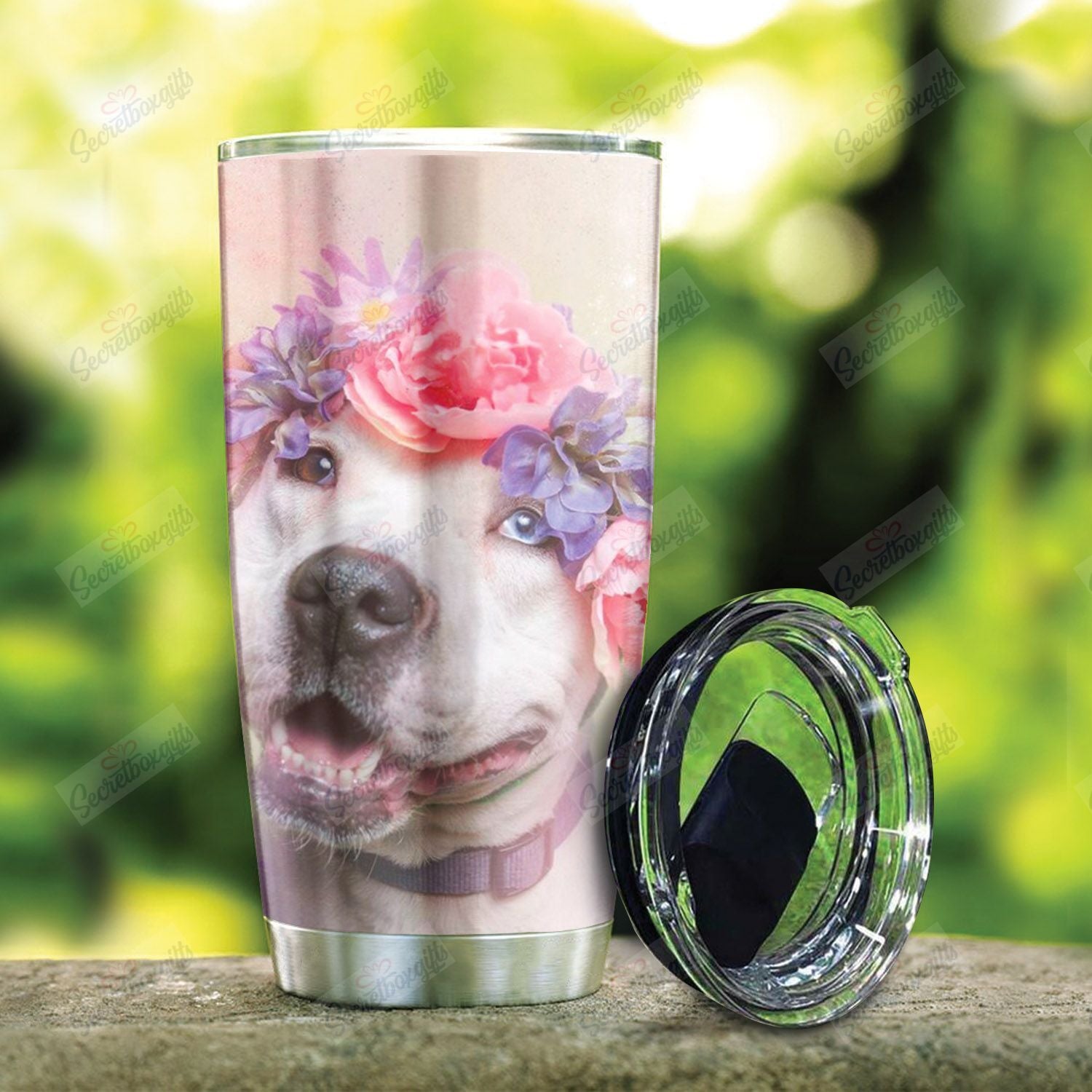 Pitbull Flower Nt0301030T Tumblers