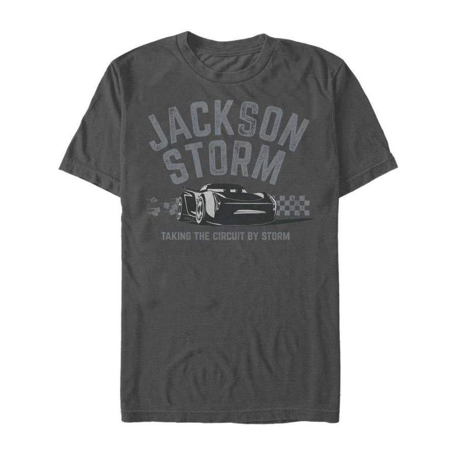 Cars Men’s Jackson Storm  T Shirt Charcoal