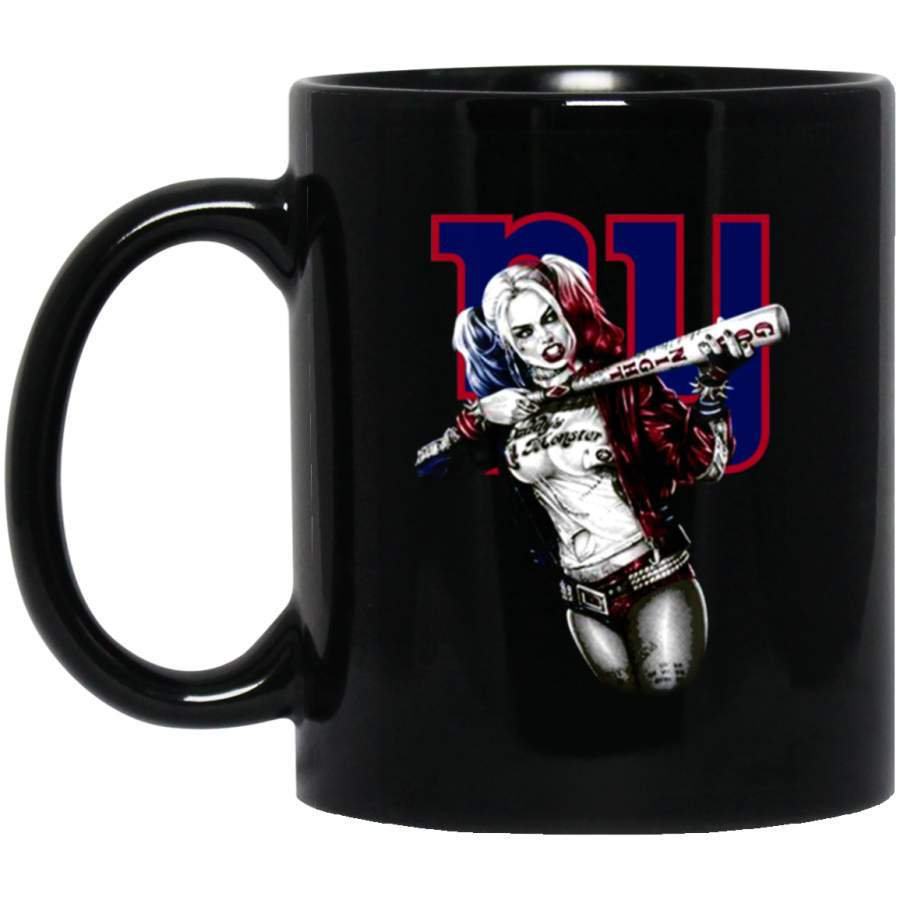 Favorable New York Giants Harley Quinn Mug 11 oz 15 oz Black Mug