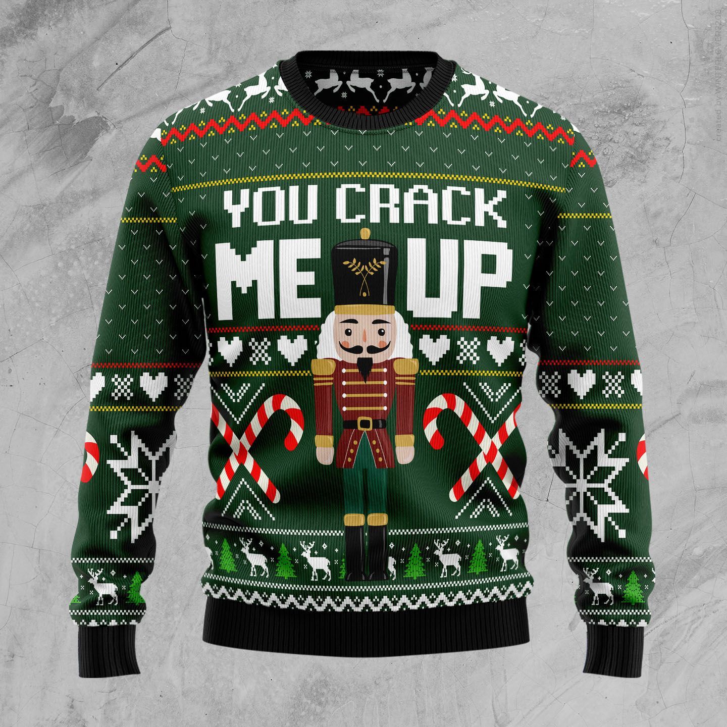 You Crack Me Up Nutcracker Christmas Ugly Sweater