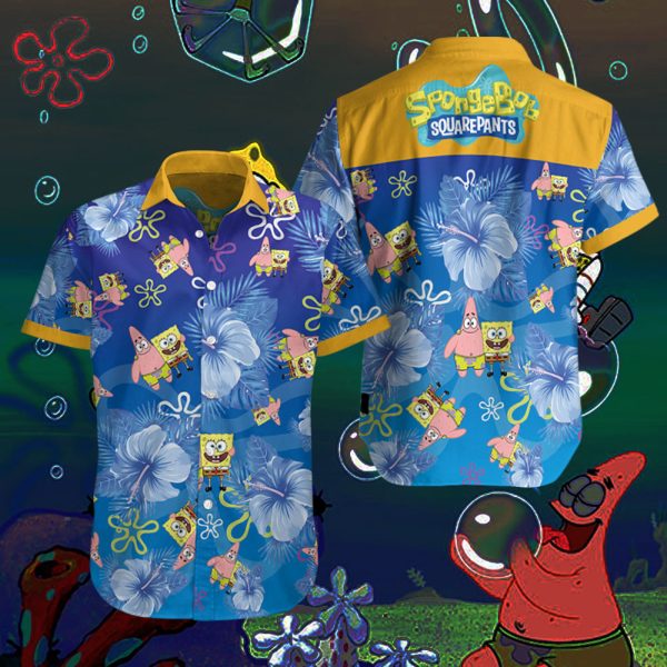 Sponge Bob Hawaii Shirt Summer Beach Clothing Clothes For Men Women Nd Ha85020