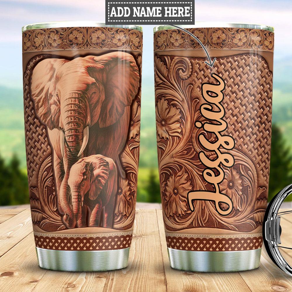 Personalized Elephant HLZ3110039 Stainless Steel Tumbler