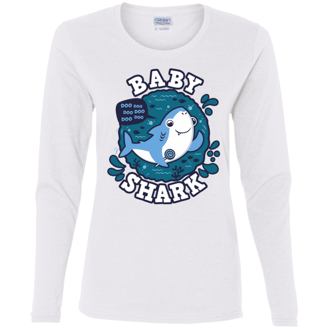 Shark Family Trazo – Baby Boy Women’S Long Sleeve T-Shirt