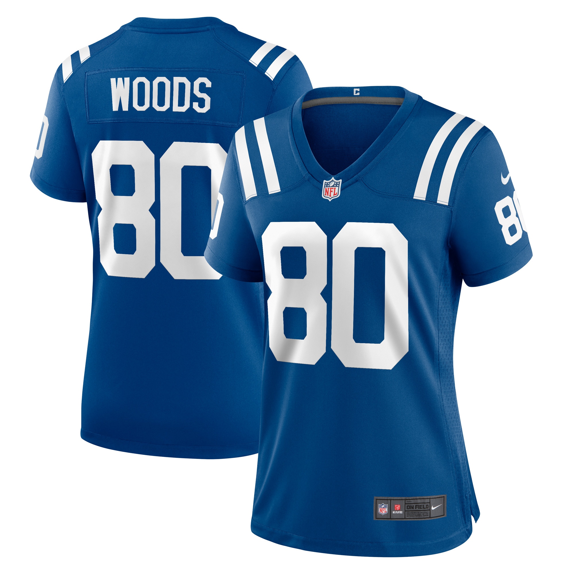 Women’s Indianapolis Colts Jelani Woods Royal Player Game Jersey