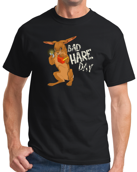 Bad Hare Day – Cute Bunny Funny Sarcastic Rabbit Joke Silly T-Shirt