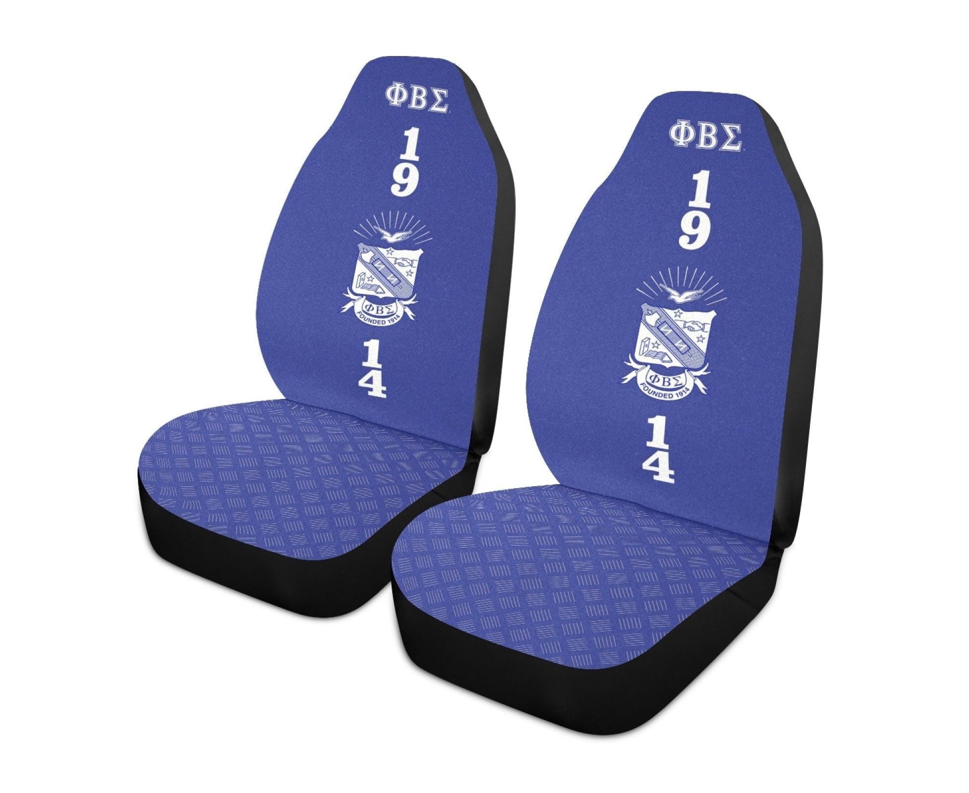 Fraternity Car Seat Cover – Phi Beta Sigma Car Seat Cover 1914 Set Of 2 Car Seat Cover