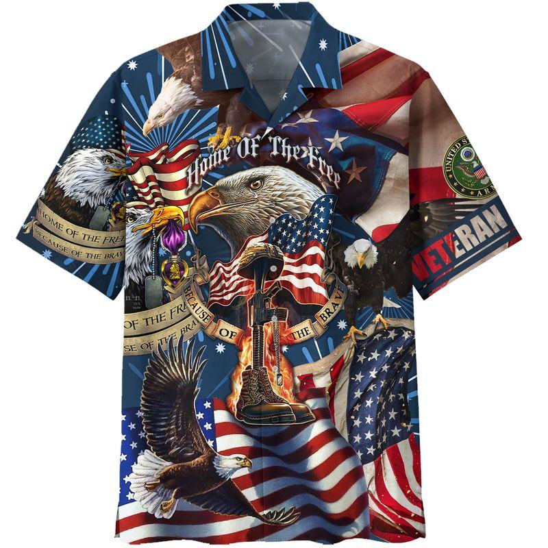 Army Veteran Hawaiian Shirt | Unisex | Adult | Hw5371