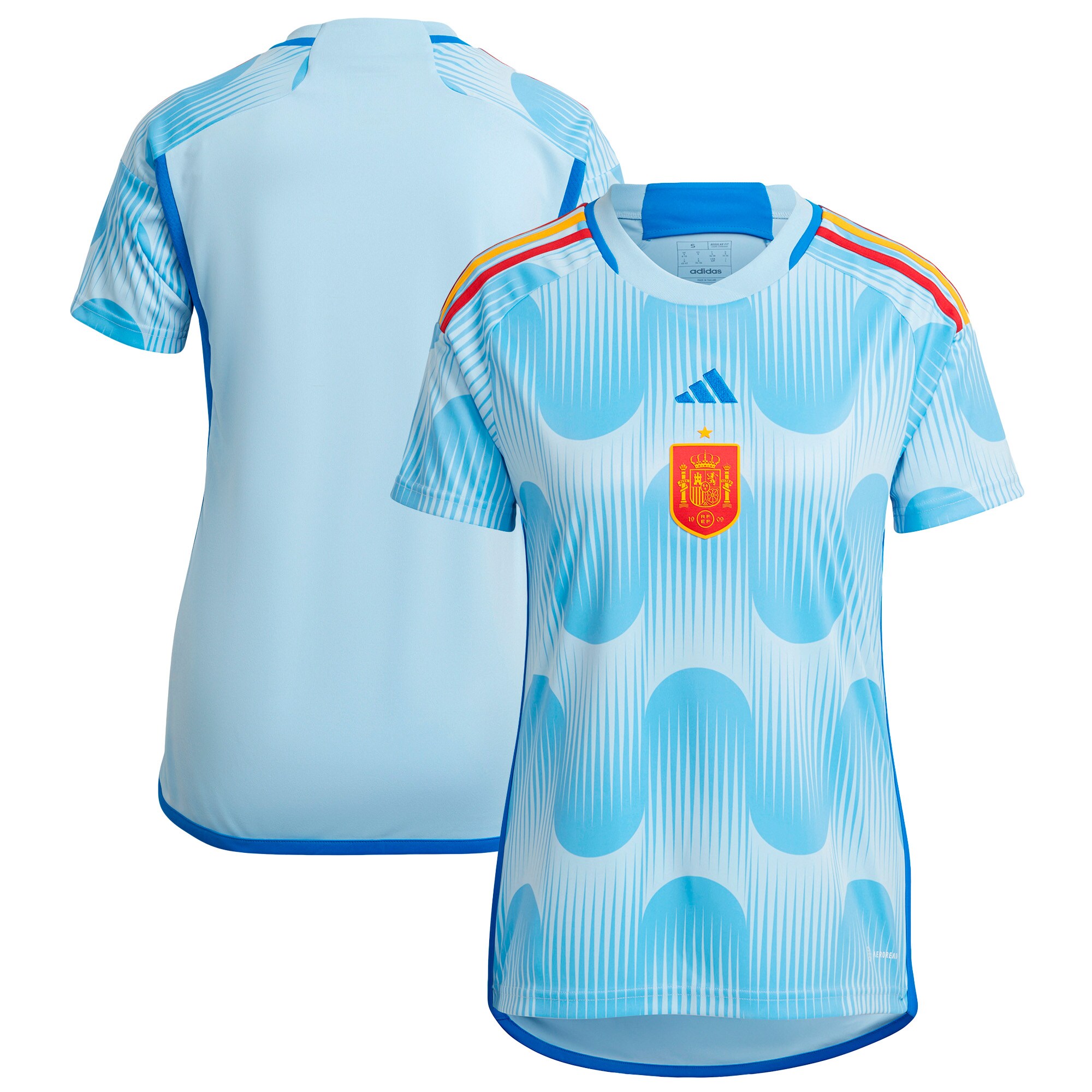 Spain National Team Women's 2022/23 Away Replica Jersey – Blue