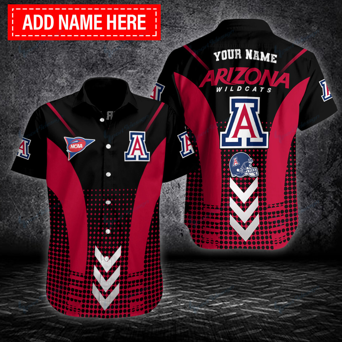 Arizona Wildcats Personalized Button Shirts Bg302