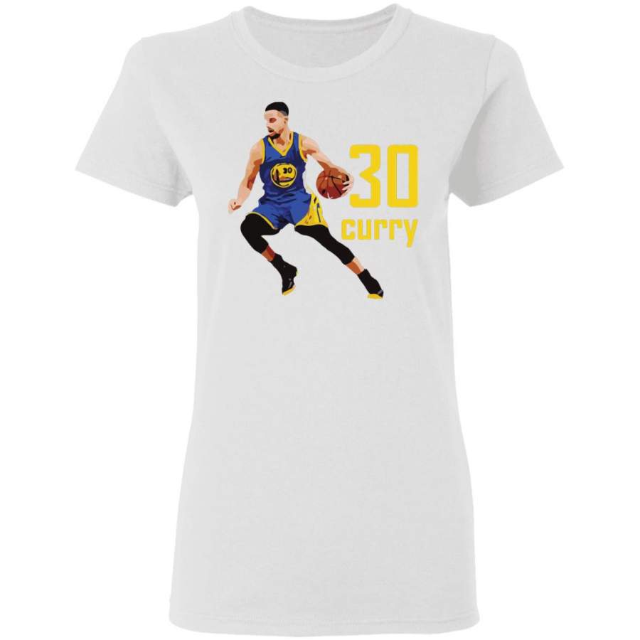 Golden State Warriors Stephen Curry 30 Ladies T-Shirt