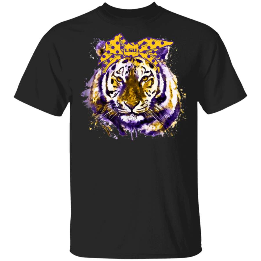 LSU Tigers Mascot Wear Turban Geaux Gameday Vintage Design T-Shirt