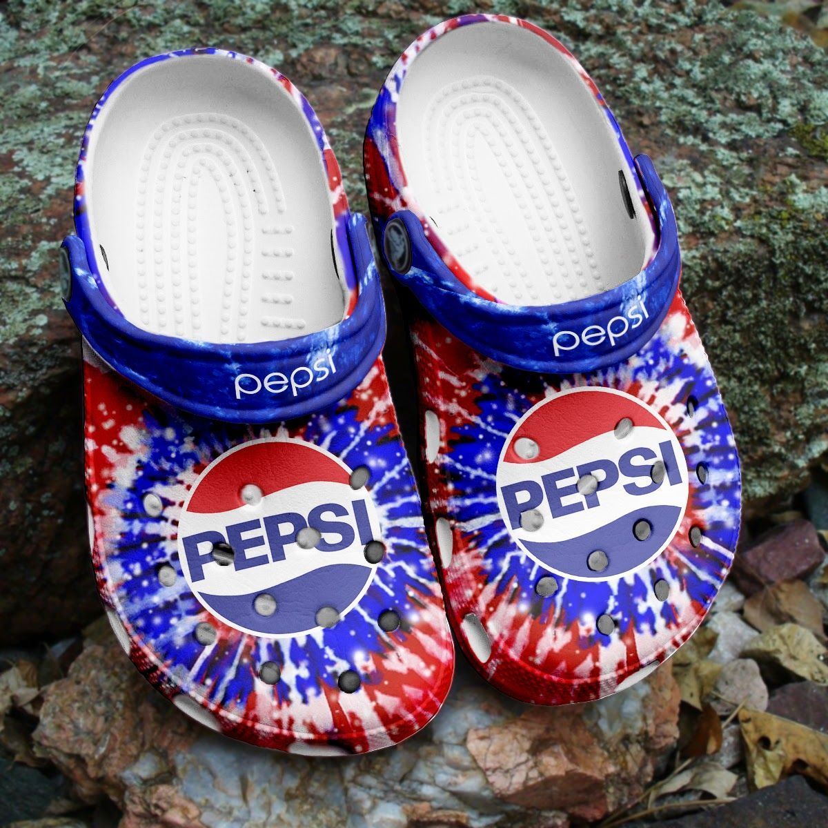 Pepsi Drink Omber A124 Gift For  Lover Rubber Clogs Clogband Clogs Comfy Footwear