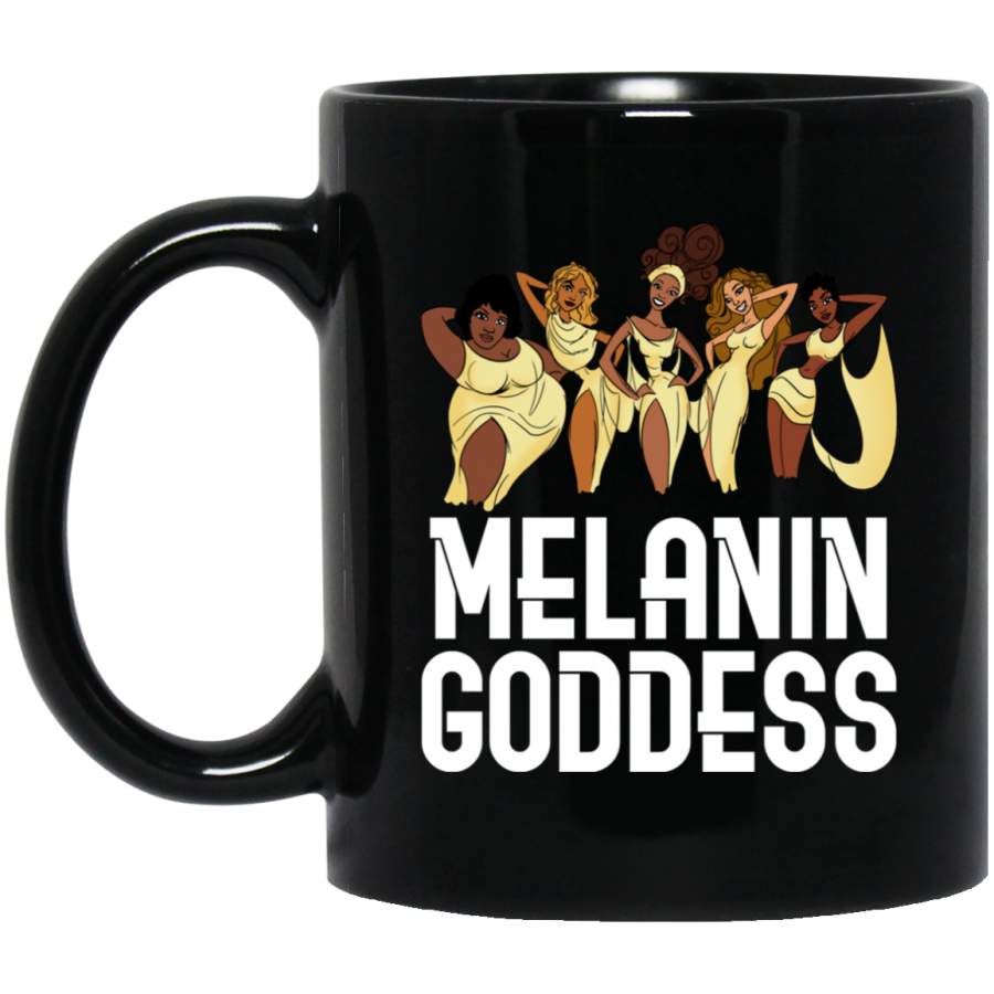 African American Coffee Mug Melanin Goddess Black History Month 11oz – 15oz Black Mug