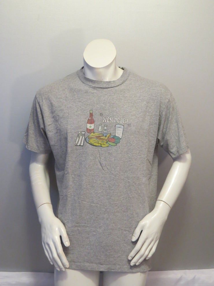 Vintage Westbeach Snowboard Westbeach Cafe Food Graphic Shirt